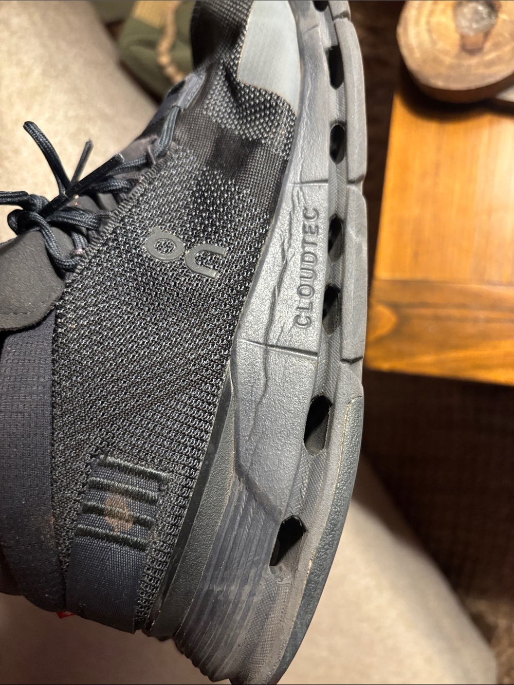 On Running Black Men's Cloudnova Sneakers - Picture 9 of 15